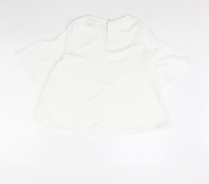 Cameo Rose Womens White   Basic Blouse Size 8