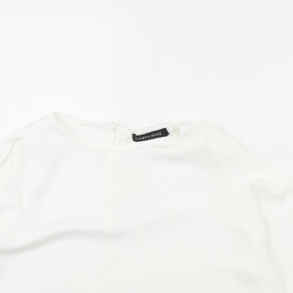 Cameo Rose Womens White   Basic Blouse Size 8