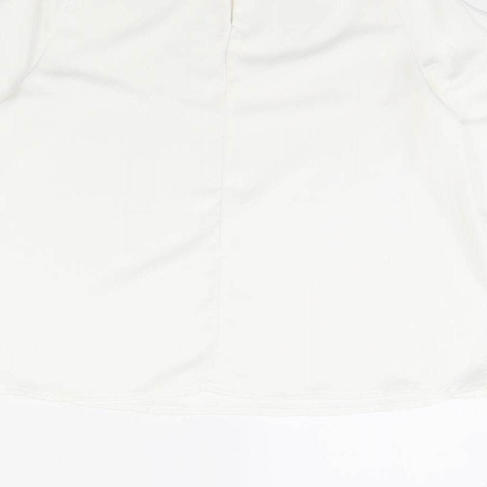 Cameo Rose Womens White   Basic Blouse Size 8