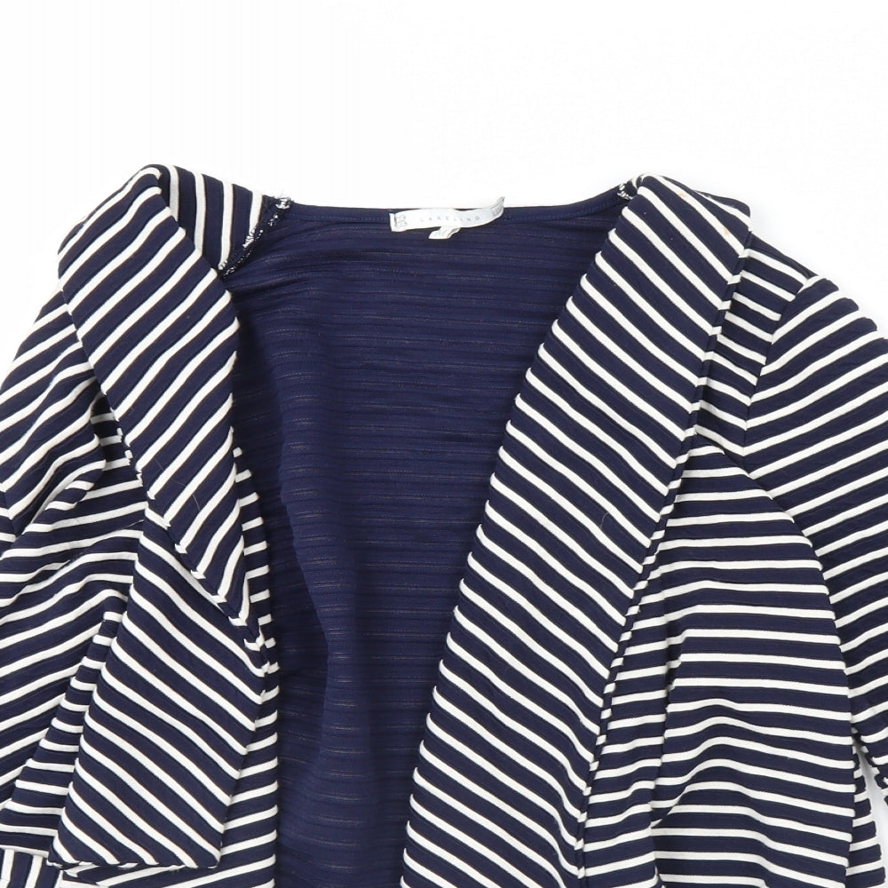 Lakeland Womens Blue Striped  Jacket  Size M