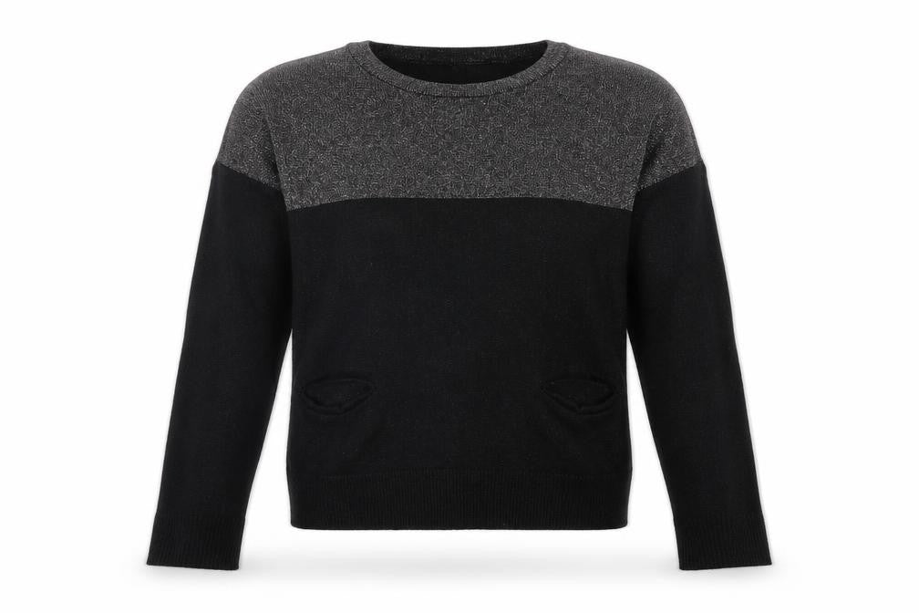 Womens UK Size 12 Divided Grey Pullover Jumper