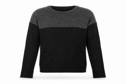Womens UK Size 12 Divided Grey Pullover Jumper