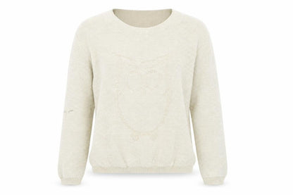 Womens UK Size L internationale Beige Pullover Jumper