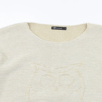 Womens UK Size L internationale Beige Pullover Jumper