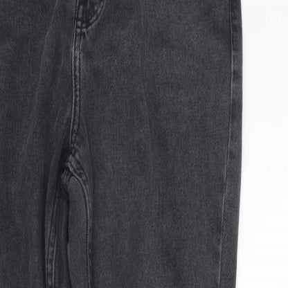 Primark Womens Grey   Straight Jeans Size 8 L29 in