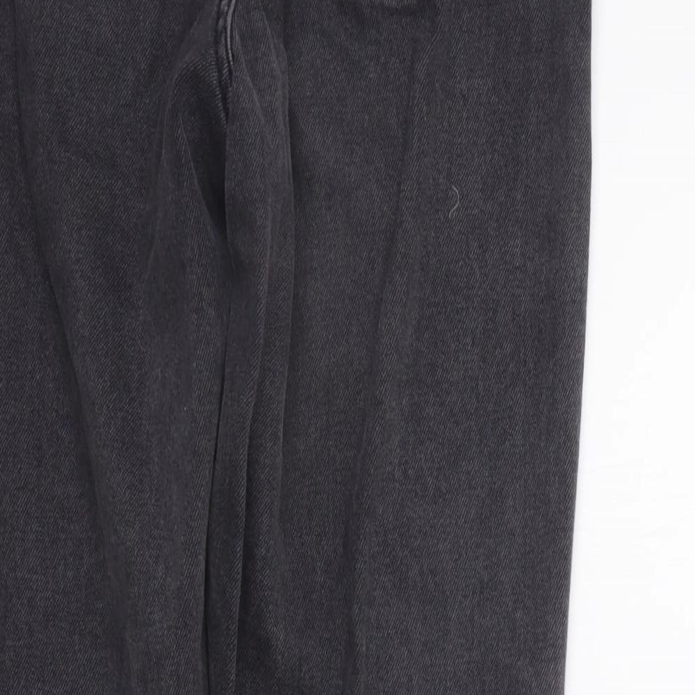 Primark Womens Grey   Straight Jeans Size 8 L29 in