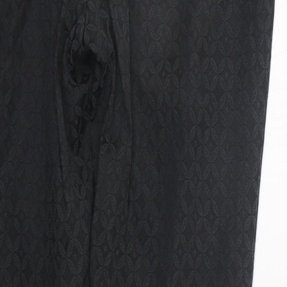 George Womens Black Geometric  Trousers  Size 8 L27 in