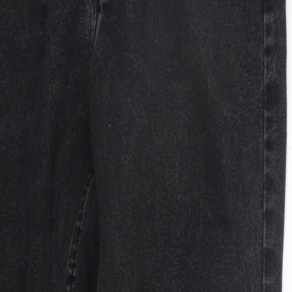 Berksha Womens Black   Straight Jeans Size 8 L29 in