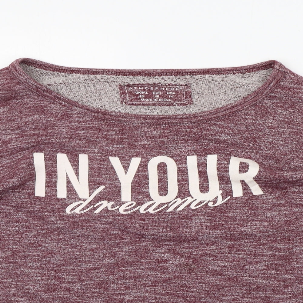 Atmosphere Womens Purple   Pullover Jumper Size 18