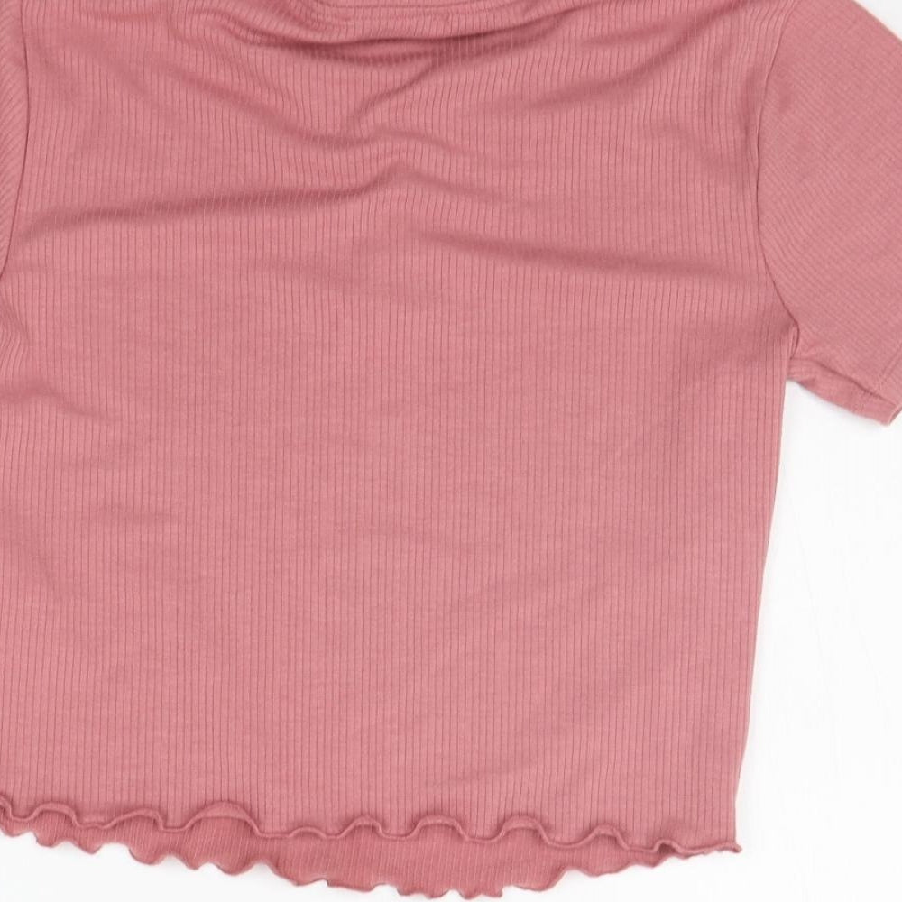 Primark Womens Pink   Basic Polo Size 2XS