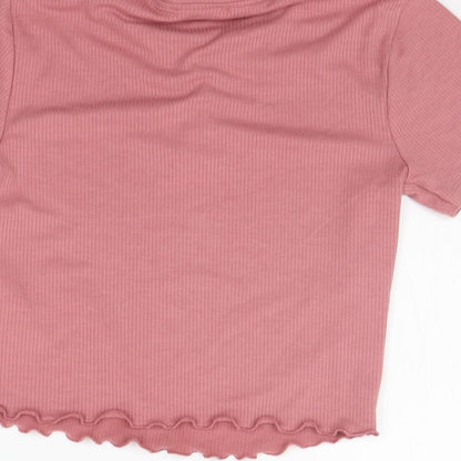 Primark Womens Pink   Basic Polo Size 2XS