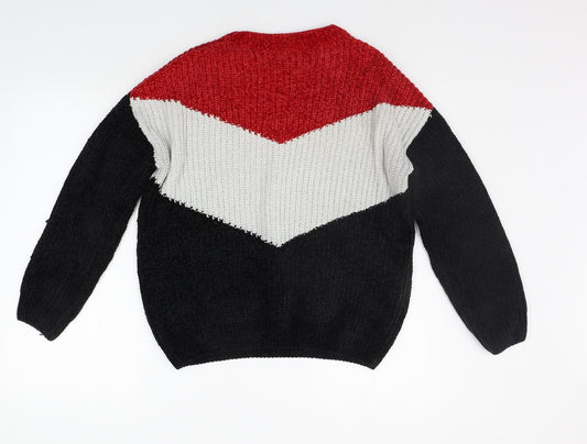 Primark Womens Black Floral  Pullover Jumper Size XS  - MICKEY MOUSE