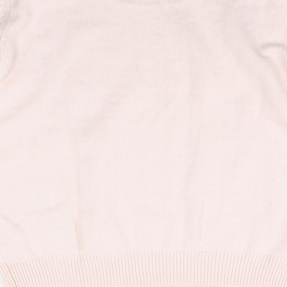 Womens UK Size M H&M Pink Pullover Jumper