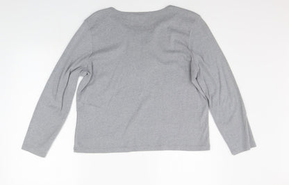 Womens UK Size XL Debenhams Grey Pullover Jumper