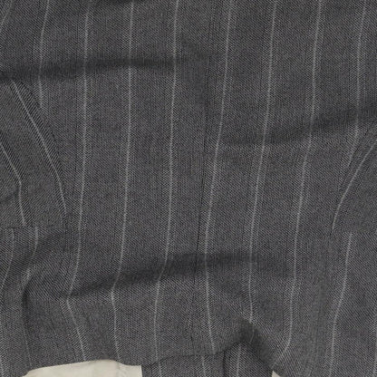endora Womens Grey Striped  Jacket Suit Jacket Size 16