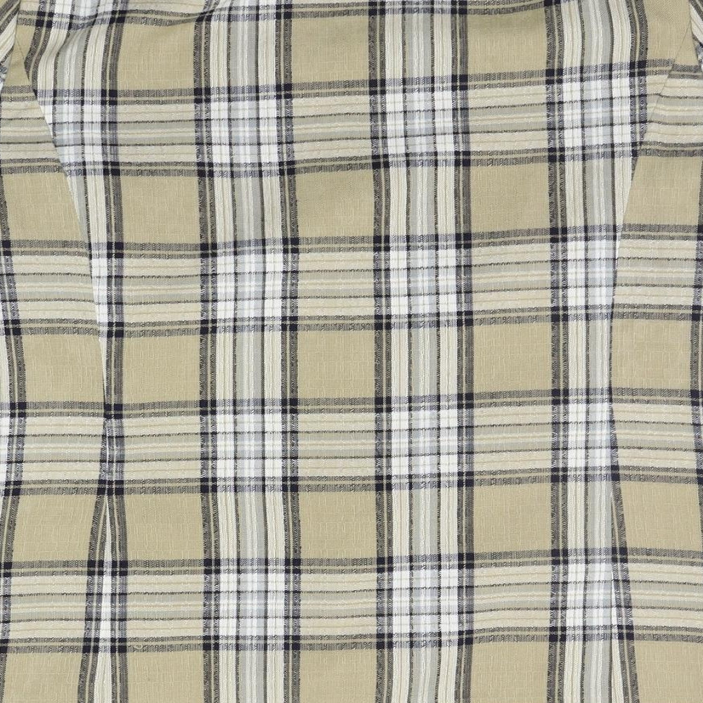 BONMARCHE Womens Beige Check  Jacket Suit Jacket Size 16