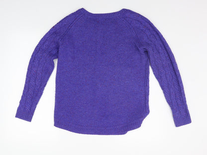 Womens UK Size XS BONMARCHE Purple Pullover Jumper