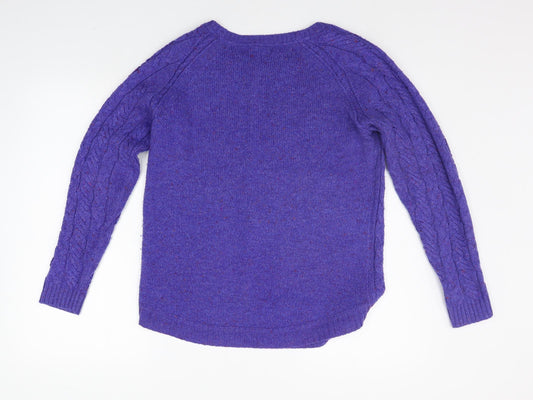 Womens UK Size XS BONMARCHE Purple Pullover Jumper