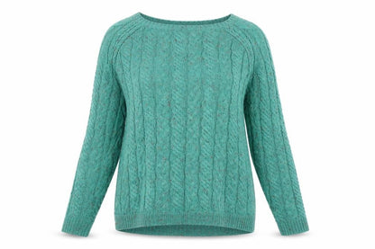 Bonmarché Womens Green Pullover Jumper Size XS
