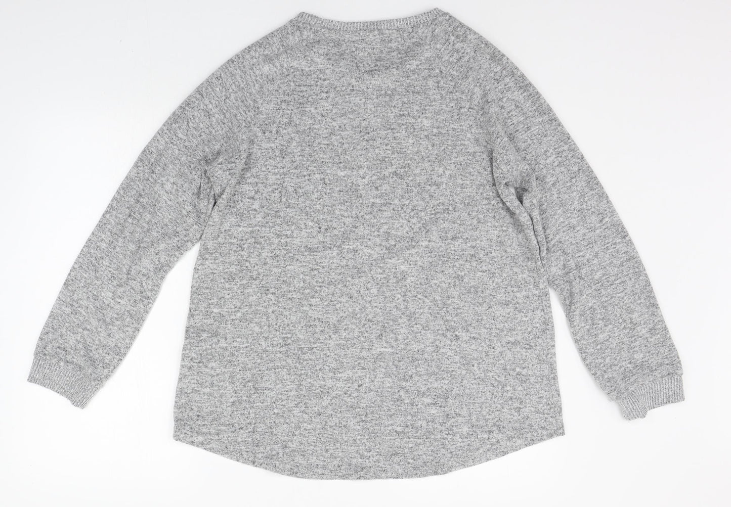 Primark Womens Grey   Pullover Jumper Size M
