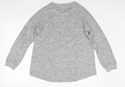 Primark Womens Grey   Pullover Jumper Size M