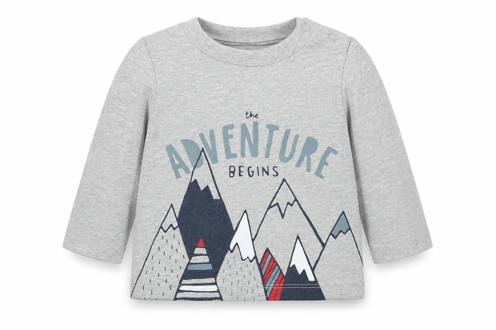 Gap Boys Grey   Basic T-Shirt Size 3-6 Months