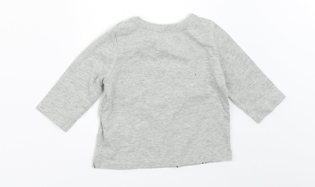 Gap Boys Grey   Basic T-Shirt Size 3-6 Months