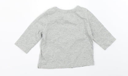 Gap Boys Grey   Basic T-Shirt Size 3-6 Months