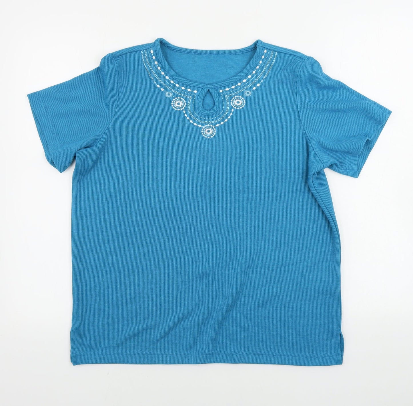 Womens UK Size S bm Blue Pullover Jumper