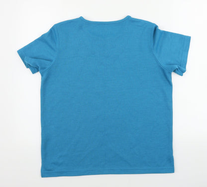 Womens UK Size S bm Blue Pullover Jumper