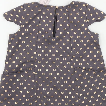 Catherine Malandrino Girls Grey   A-Line  Size 24 Months