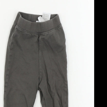 H&M  Girls Brown   Sweatpants Trousers Size 2 Years