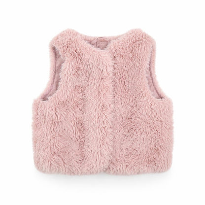 H&M  Girls Pink   Gilet Coat Size 2 Years