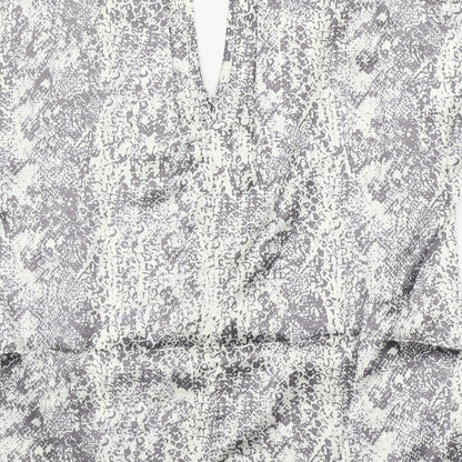 Avon Womens Beige Animal Print  Basic Blouse Size 8