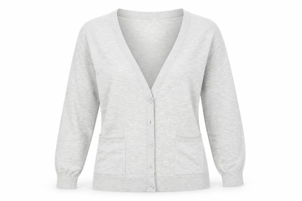 Womens UK Size 16 George Grey Cardigan Jumper