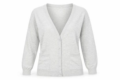 Womens UK Size 16 George Grey Cardigan Jumper
