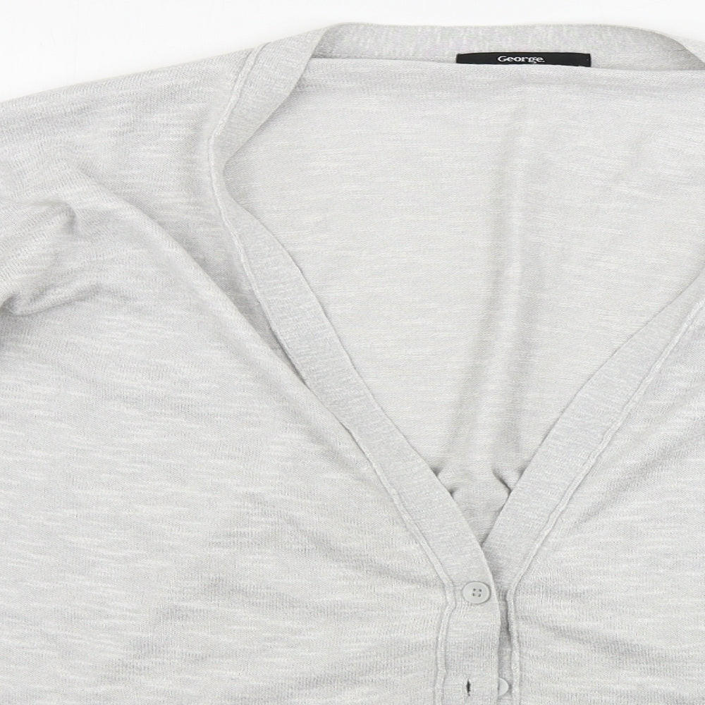 George  Womens Grey   Cardigan Jumper Size 16