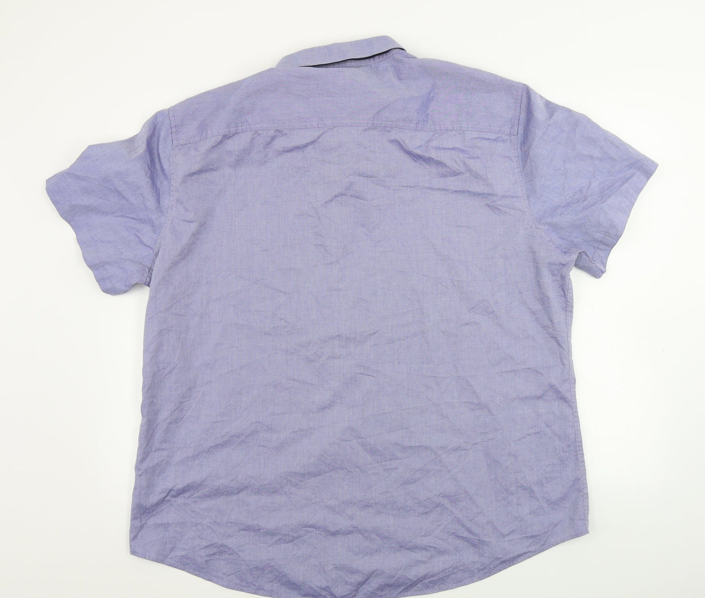 F&F  Mens Blue    Button-Up Size 15.5