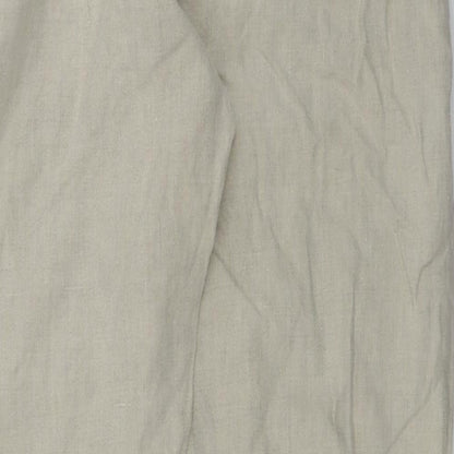 Womens UK Size 28 in in wear Regular Fit  Beige Trousers
