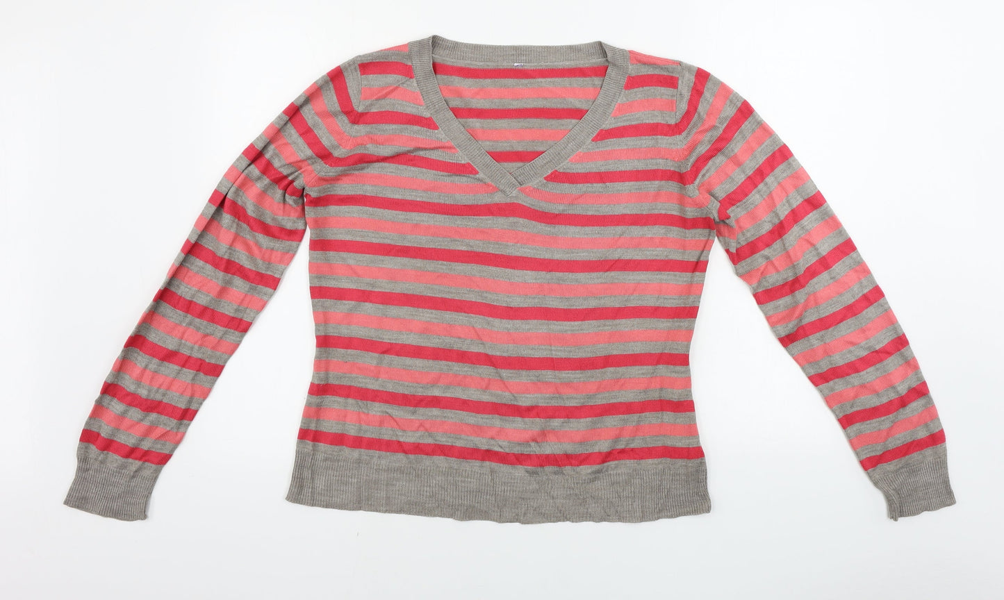 Womens UK Size 14 BHS Grey Pullover Jumper