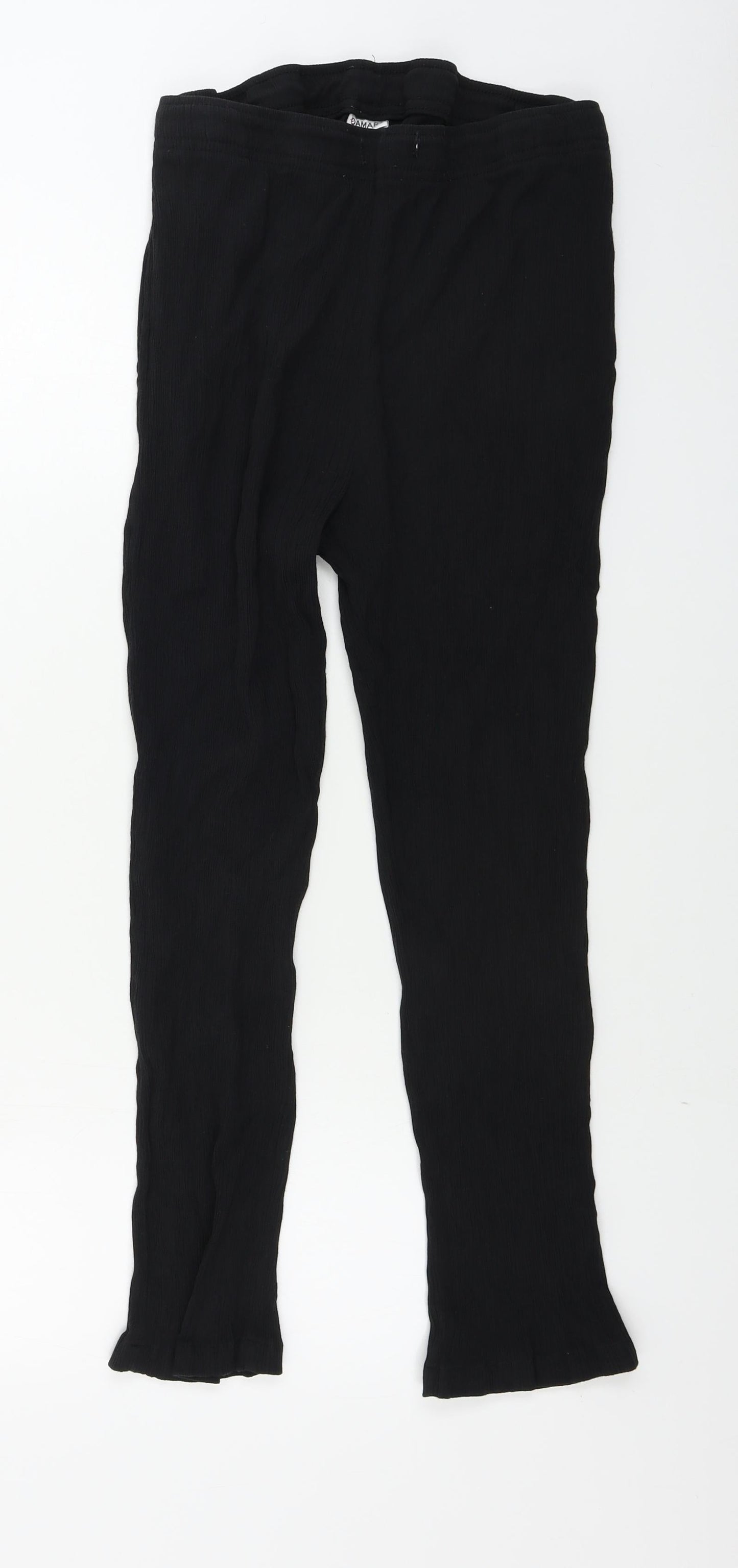 Womens UK Size 12 Damart Regular Fit  Black Trousers