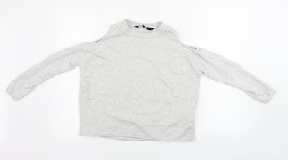New Look Girls Grey   Pullover Jumper Size 12-13 Years