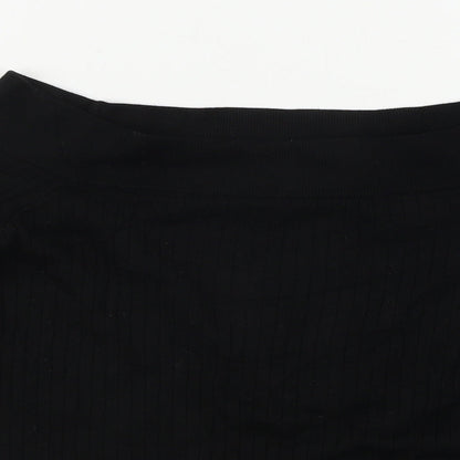 H&M  Womens Black Houndstooth  Pullover Jumper Size L