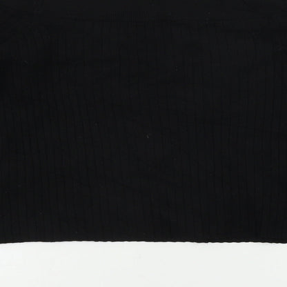 H&M  Womens Black Houndstooth  Pullover Jumper Size L