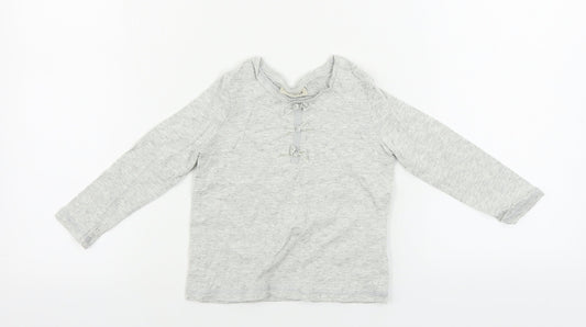 NEXT  Girls White Striped  Basic T-Shirt Size 2 Years