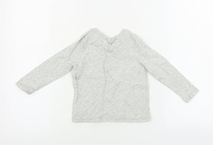 NEXT  Girls White Striped  Basic T-Shirt Size 2 Years