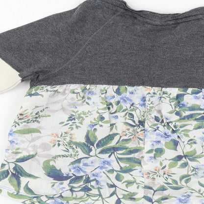 NEXT  Girls Grey   Basic T-Shirt Size 12-18 Months