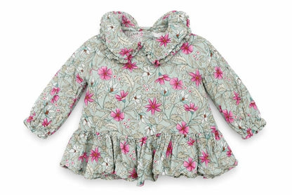 NEXT   Green Floral  A-Line  Size 9-12 Months