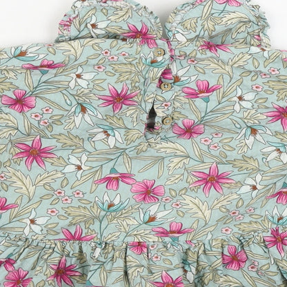 NEXT   Green Floral  A-Line  Size 9-12 Months