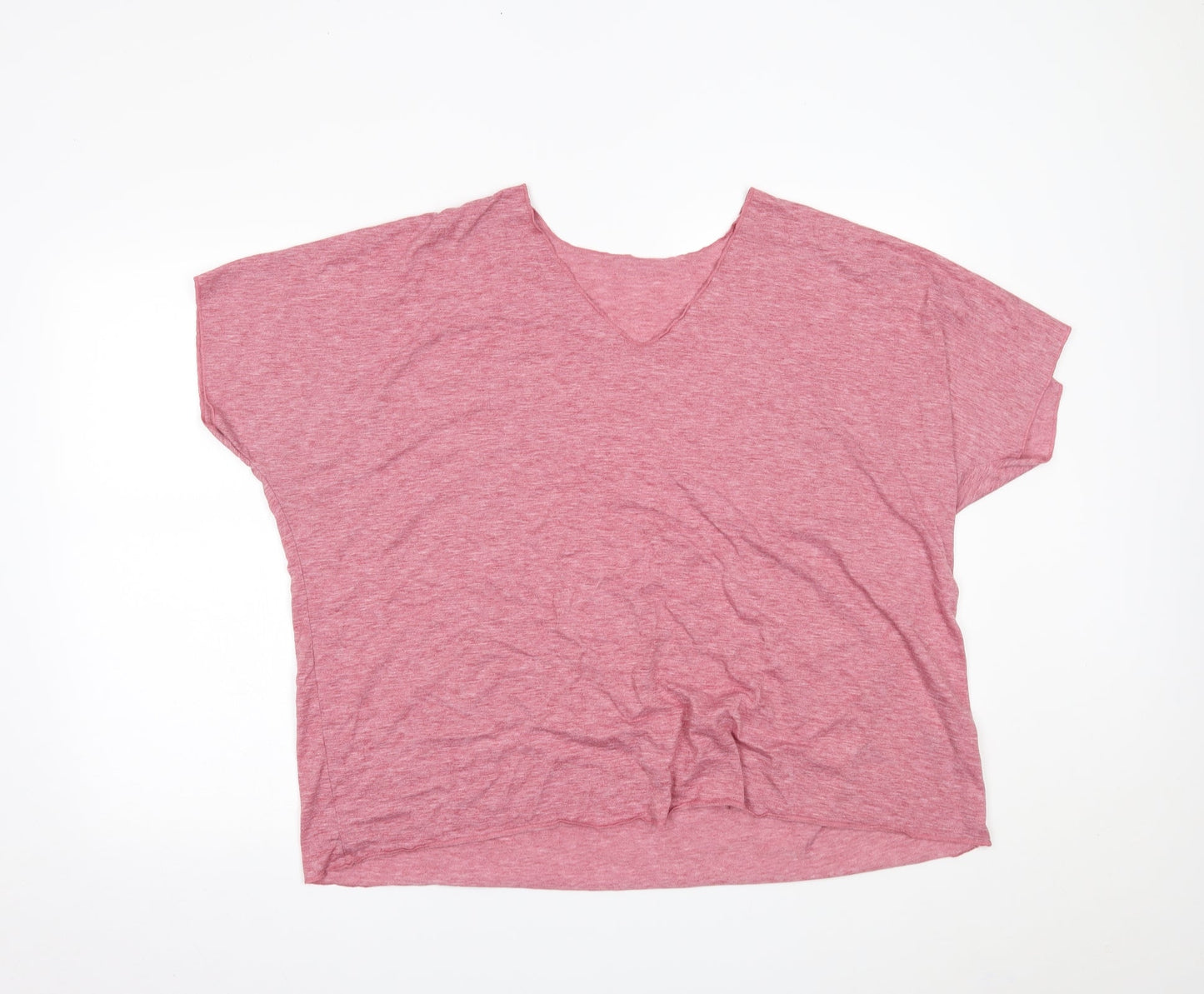 SheIn Womens Red   Basic T-Shirt Size L